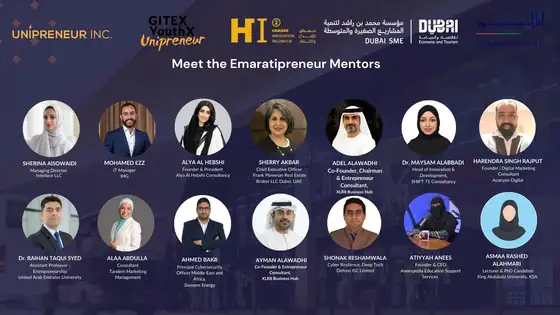 Emaratipreneur mentor line-up at GITEX YouthX Dubai, including Harendrasingh Rajput